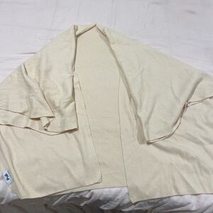 Cream Open Front Shrug